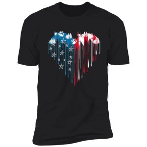 flag heart shirt
