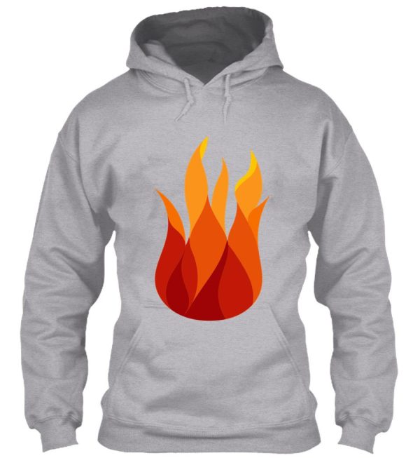 flaming up hoodie