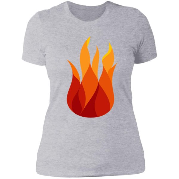 flaming up lady t-shirt