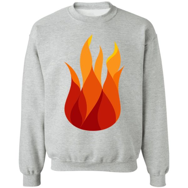 flaming up sweatshirt