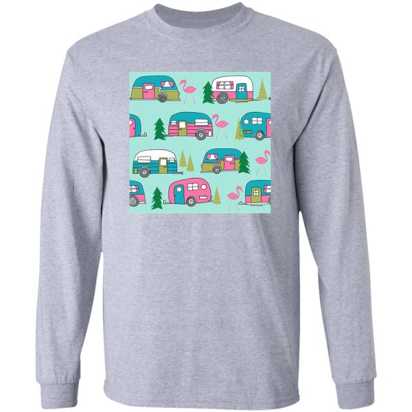 flamingo camping long sleeve