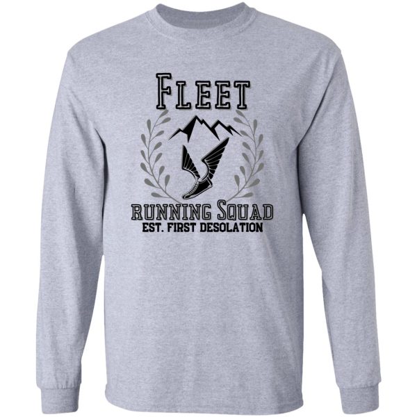 fleet running squad long sleeve