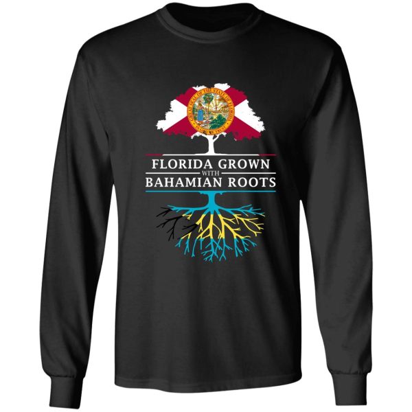 florida grown with bahamian roots design long sleeve