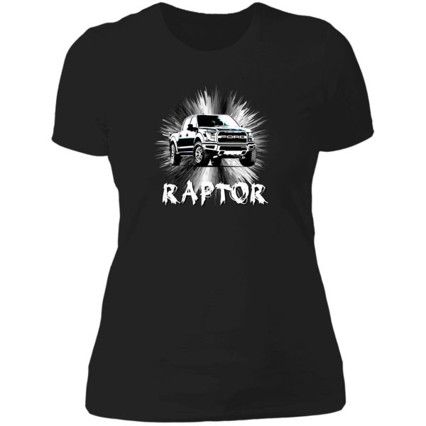 ford raptor burst lady t-shirt