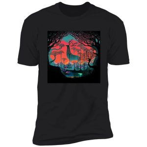 forest spirit - woodland illustration shirt