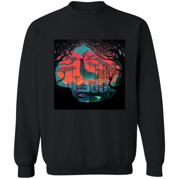 forest spirit - woodland illustration sweatshirt