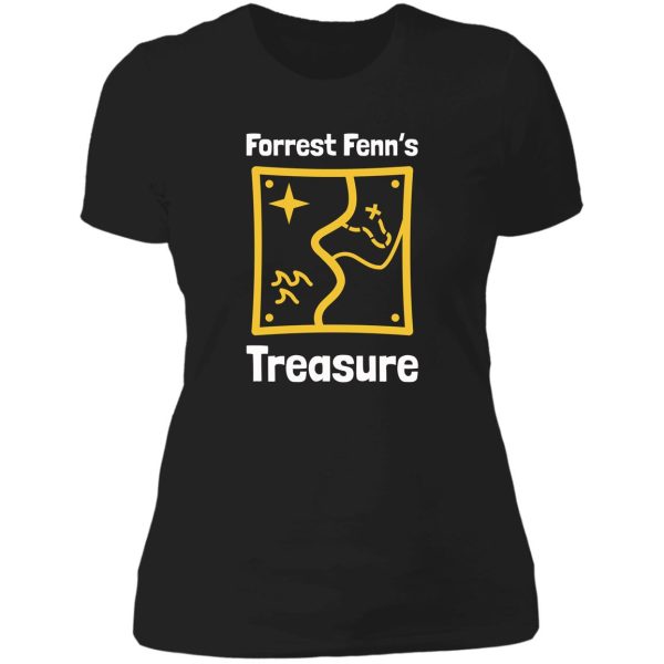 forrest fenns treasure map lady t-shirt