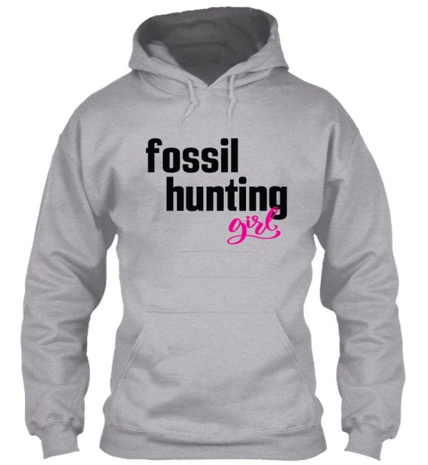 fossil hunting girl fossil collecting hoodie