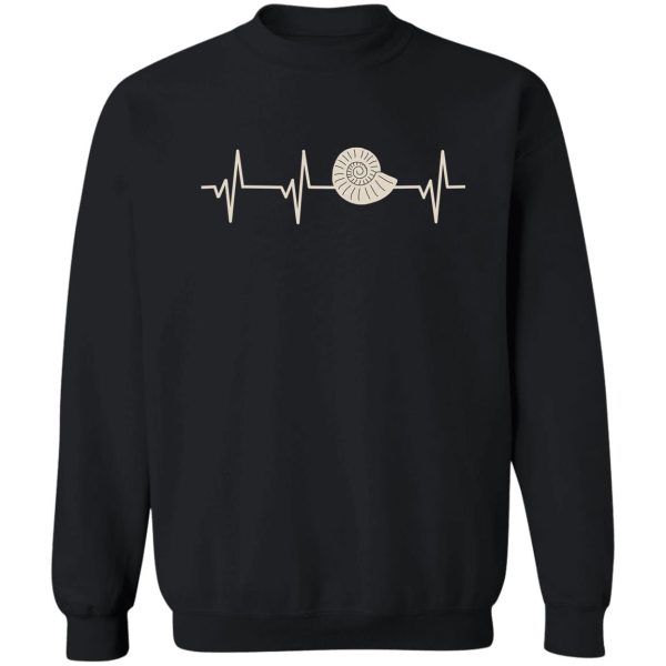 fossil hunting heartbeat pulse gift for fossil hunters sweatshirt