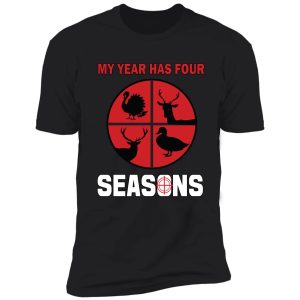 four season animal hunter deer turkey duck hunting gift 2 shirt