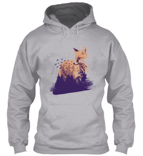 fox nature wilderness hoodie