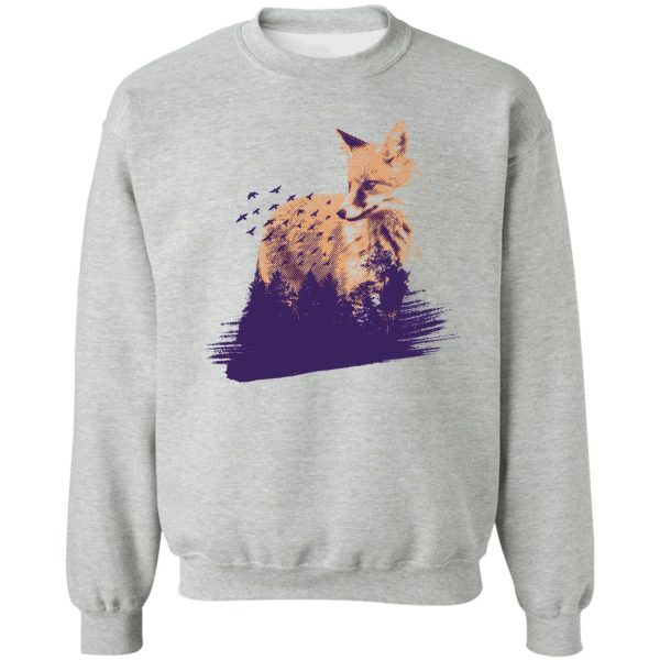 fox nature wilderness sweatshirt