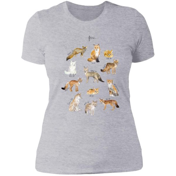foxes lady t-shirt