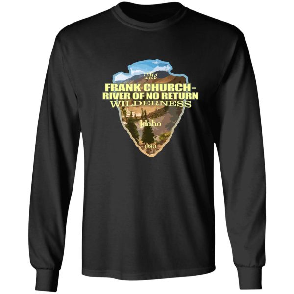 frank church - river of no return wilderness (arrowhead) long sleeve