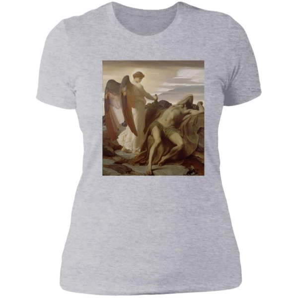 frederic leighton elijah in the wilderness lady t-shirt