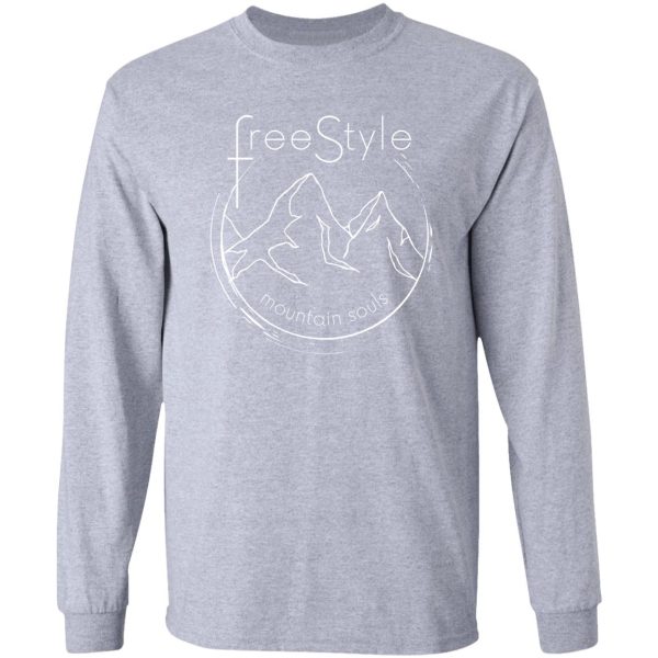 free style #1 (dark background) long sleeve