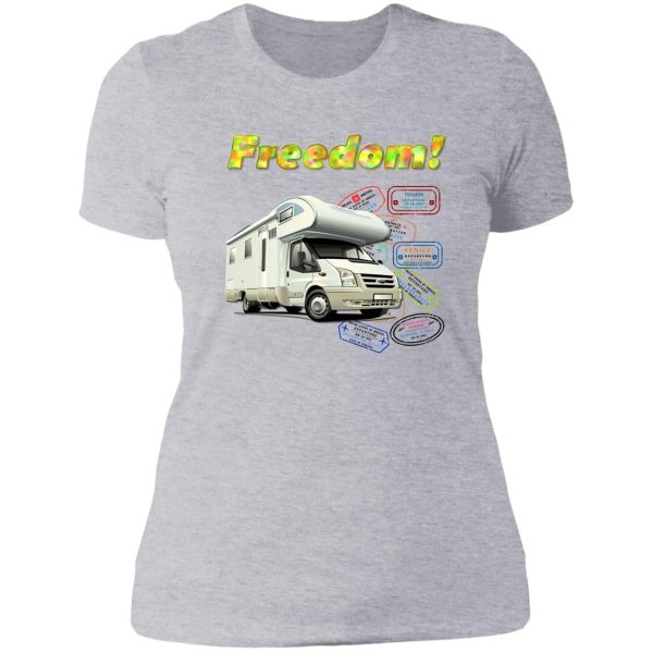 freedom rv lady t-shirt