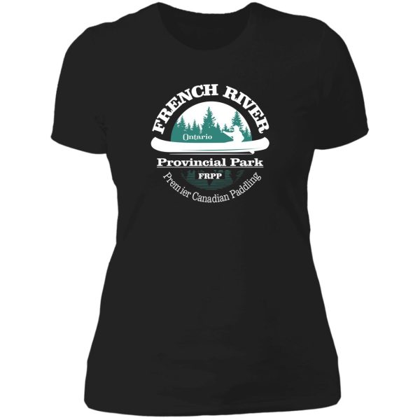 french river provincial park (ct) lady t-shirt