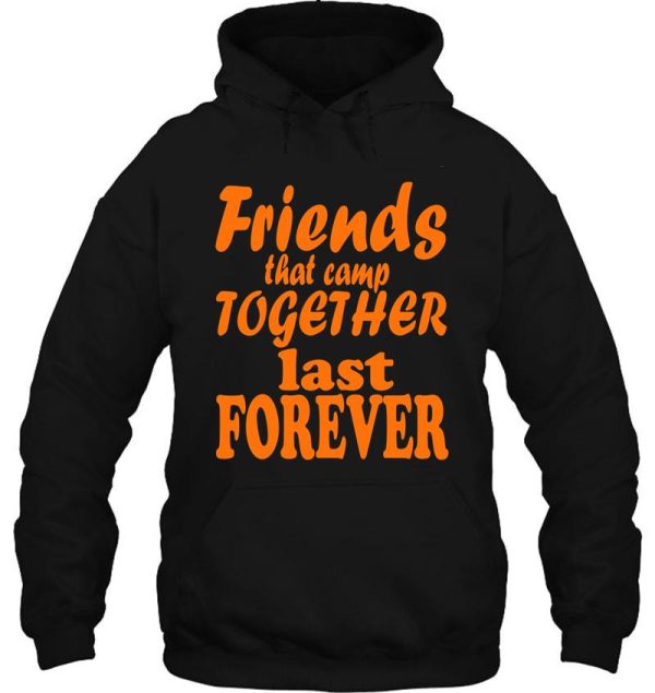 friends that camp together last forever-summer. hoodie