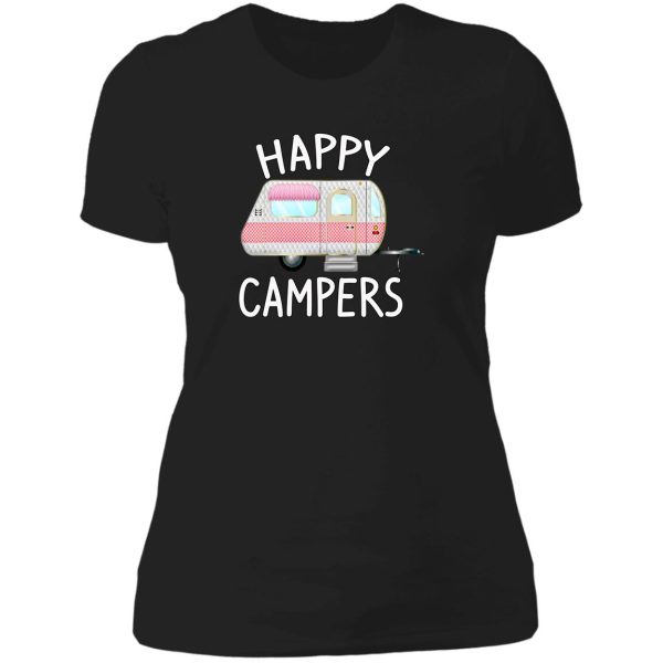 fun camping gift ideas lady t-shirt