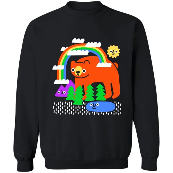 funky forest sweatshirt