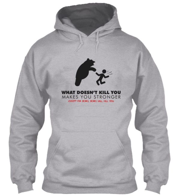 funny bear hoodie