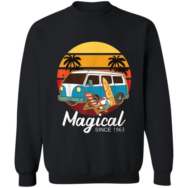 funny camper magical since 1963 sweatshirt
