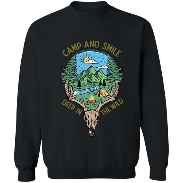 funny camping sayings sweatshirt