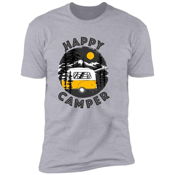 funny camping t shirt - happy camper shirt shirt