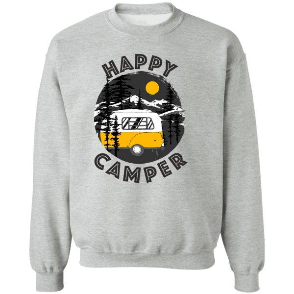 funny camping t shirt - happy camper shirt sweatshirt