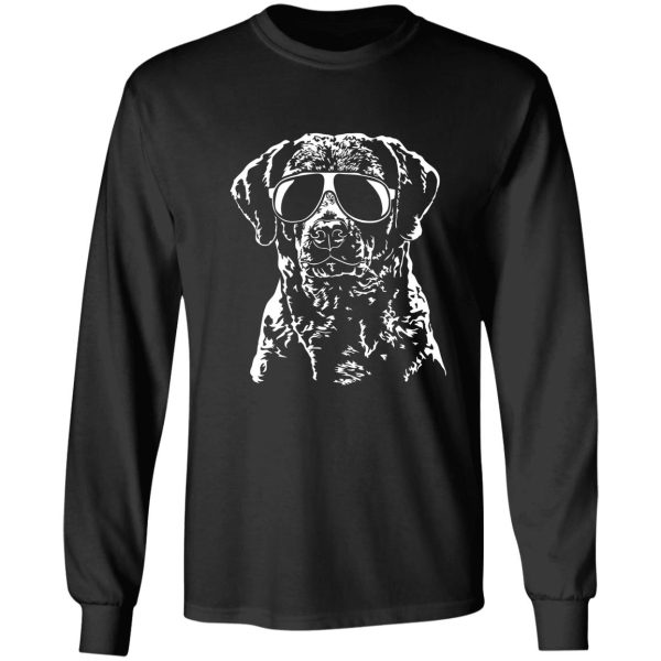 funny chesapeake bay retriever with sunglasses long sleeve