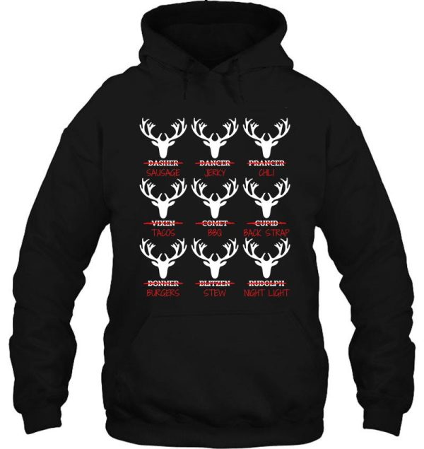 funny christmas deer bow hunting santa men women hunter gift christmas hunting reindeer hunting season bow hunting funny hunter hoodie