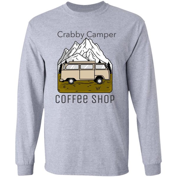 funny crabby camper tee long sleeve