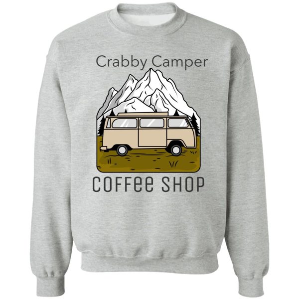 funny crabby camper tee sweatshirt