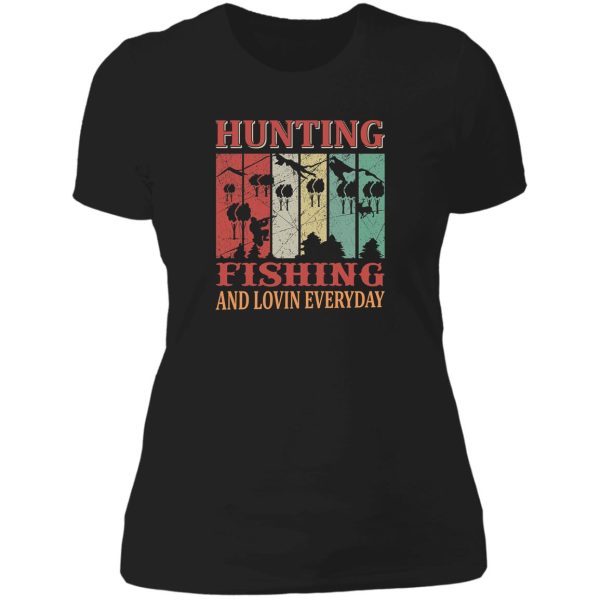 funny dad hunter t shirthunting gear for men and women fathers day hunting gift lady t-shirt