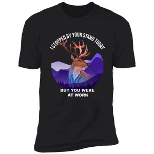 funny deer hide hunting design shirt