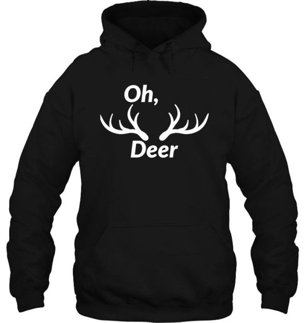 funny deer hunter gift hoodie
