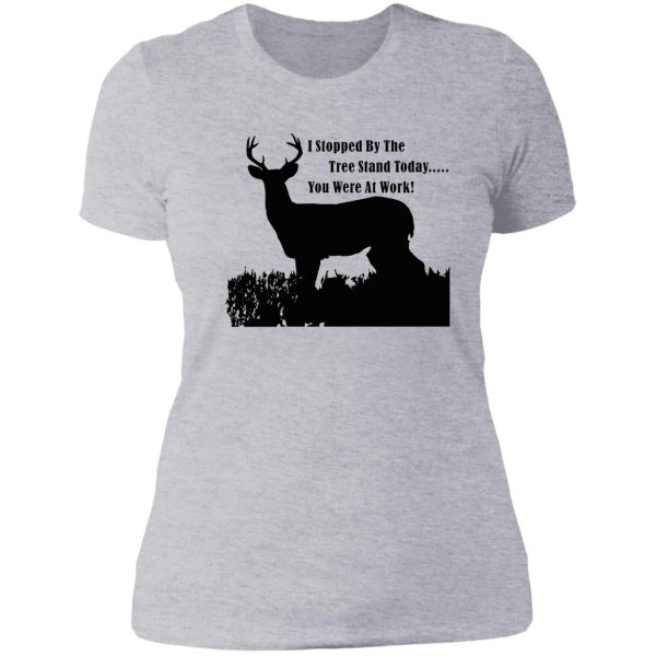 funny deer hunting lady t-shirt