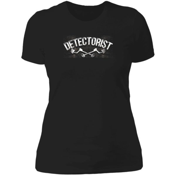 funny detectorist metal detecting lady t-shirt