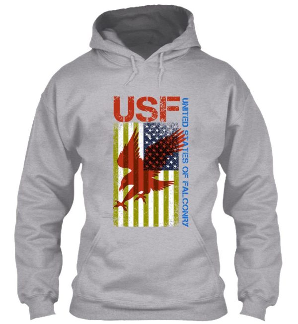 funny falconry supplies united states of falconry - hawking shirts and gifts for falconers hoodie