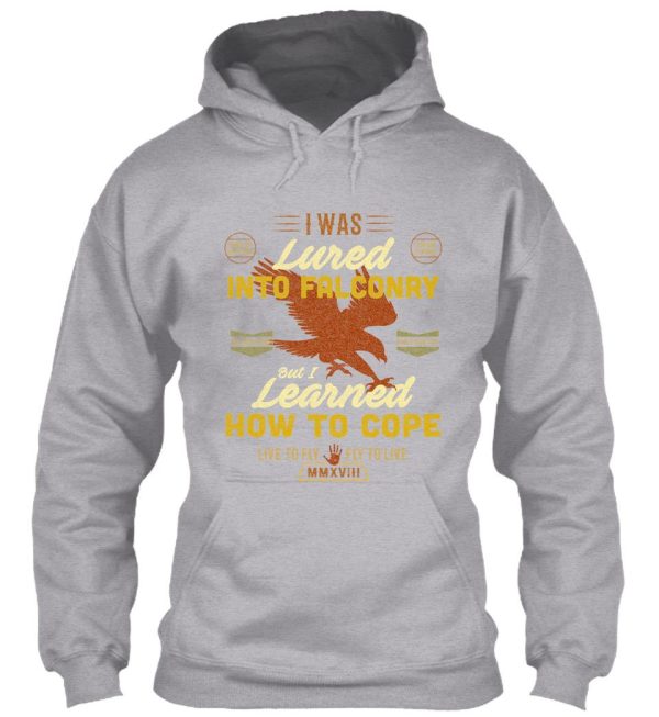 funny falconry t-shirt for funny falconers who love falconry hoodie