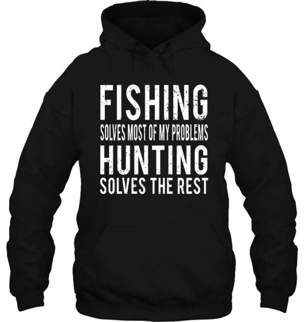 funny fishing hunting lover hoodie