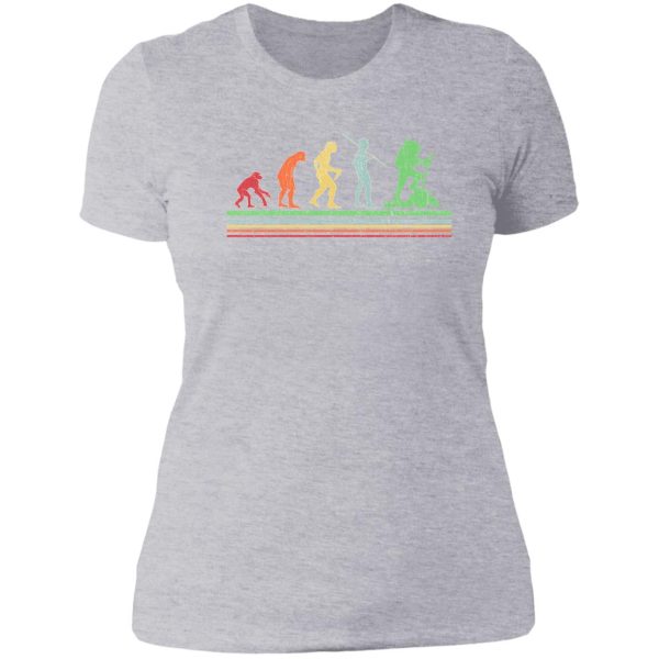 funny hiking evolution t-shirt gift for hikers lady t-shirt