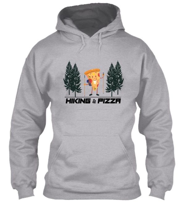 funny hiking pizza hoodie