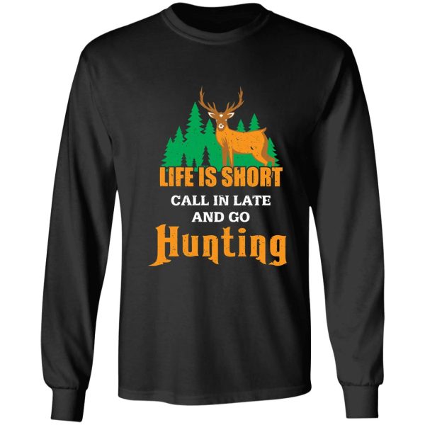 funny hunting deer hunting outdoor gift country gift design long sleeve
