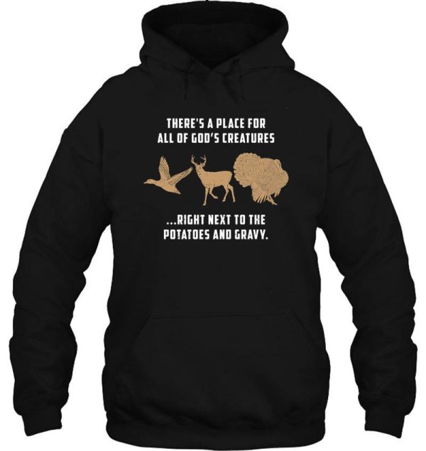 funny hunting hunter eat meat bbq grillmaster gift hoodie