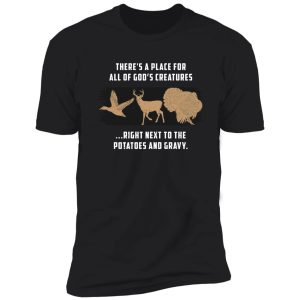funny hunting hunter eat meat bbq grillmaster gift shirt