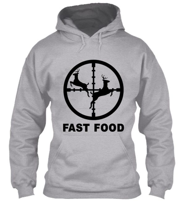 funny hunting joke fast food hoodie