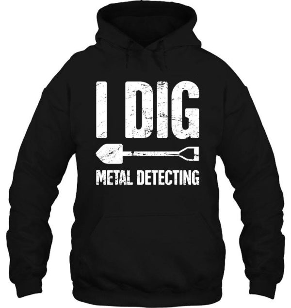 funny metal detecting metal detector gift hoodie