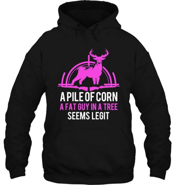 funny smart deer hunting season hoodie